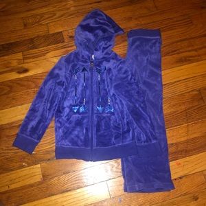 Velour jogging suit